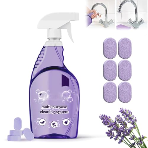 Nuroclean �X�v���[�ANuroclean ���ړI�N���[�j���O�X�v���[�A���͂Ȋ�łȉ��ꗎ�Ƃ��A�ƒ�A�L�b�`���A�o�X���[���ȂǑ��p�r�N���[�i�[�A (1�{�g�� + 6�^�u���b�g)