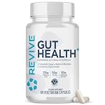 Revive MD Gut Health Supplements for Men & Women - Daily Gut Repair & Digestive Health Support Formula with Thyme, Oregano & Milk Thistle - Vegan-Friendly, Gluten-Free (60 Capsules, 30 Servings)