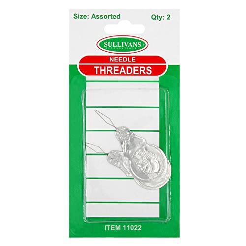 Sullivans Needle Threaders 2 Pieces, Assorted Size