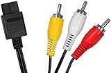 Das Eaxus Videokabel ist für SNES, N64 und den NGC geeignet. Es besteht aus den bekannten Cinch-Anschlüssen mit einem gelben, roten und weißen Stecker und passt damit fast an jeden TV