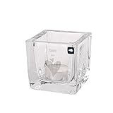 leonardo nierman paintings Größe: (B/H/T): 80/80/80mm Leonardo Tischlicht Cube mit persönlicher Gravur - 2 Herzen - zur Hochzeit mit Namen und Datum perfekt für die Tischdekoration zur Hochzeit