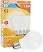 SYLVANIA Reduced Eye Strain A19 LED Light Bulb, 60W = 8W, 13 Year, Dimmable, Frosted, 2700K, Soft White - 8 Pack