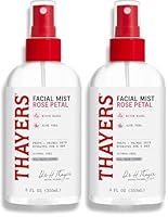 Thayers Rose Petal Alcohol-Free Mist Toner with Witch Hazel & Aloe Vera 237ml (Pack of 2)