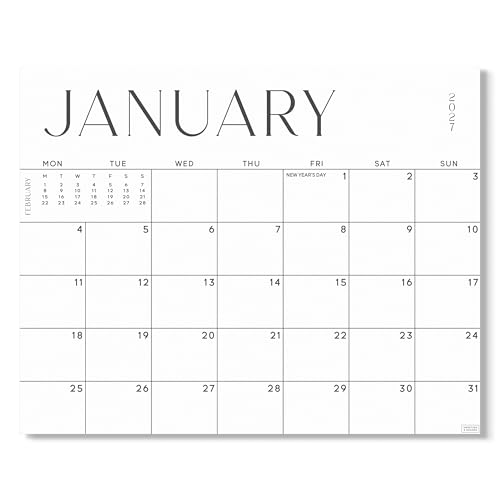 S&O Simple Magnetic Fridge Calendar from July 2026-December 2027 - Tear-Off Refrigerator Calendar to Track Events & Appointments - 18 Month Magnetic Planner for Fridge for Easy Planning-8x10.5in