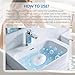 Unosuich Hydrogen Water Bath Bombs Hydrogen Generator Bomb En-riched H2 Gas Water Bathing Soak Kit Nano Bubble