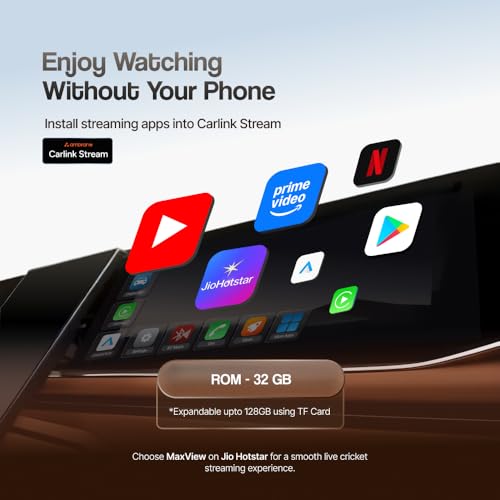 Image of Ambrane 2 in 1 Wireless CarPlay & Android Auto Adapter|Convert Wired to Wire-Less CarPlay /Android-Auto | Plug & Play USB Dongle|Bluetooth 5.4 + Dual-Band Wi-Fi | Works with iPhone & Smartphone, Black