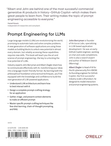 Prompt Engineering for LLMs: The Art and Science of Building Large Language Model-Based Applications image 4