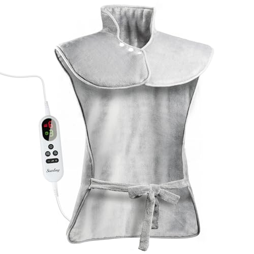 Heizkissen für Rücken Schulter Nacken, 60x100cm, Wärmekissen mit...