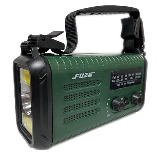 Amazon.co.jp: FUZE 防災ラジオ 懐中電灯 600LUX 強力 LED ライト 読書
