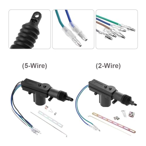 Actionneur universel serrure porte voiture robuste à moteur électrique type pistolet - 3