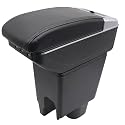 KAERGK Auto Armlehnen für FIAT Fiorino 2008-2024 Mittelkonsolen für Kfz Doppelter Stauraum mit Getränkehalter 7 USB-Anschlüsse Hintere Utility-Box Einfache Montage (Schwarze Linie) KAERGK Auto Armlehnen für FIAT Fiorino 2008-2024 Mittelkonsolen für Kfz Doppelter Stauraum mit Getränkehalter 7 USB-Anschlüsse Hintere Utility-Box Einfache Montage (Schwarze Linie)
