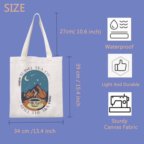 Bolso tipo tote para amantes de los libros, regalo para lectores, diseño literario, material premium de lona de algodón miniatura 4