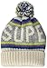 Produktbild Superdry Womens NEON Beanie Hat, Winter White Stripe, Einheitsgröße