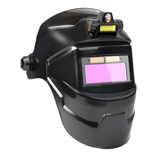 Masque de protection de soudeur avec lumière et occultant automatique thermique
