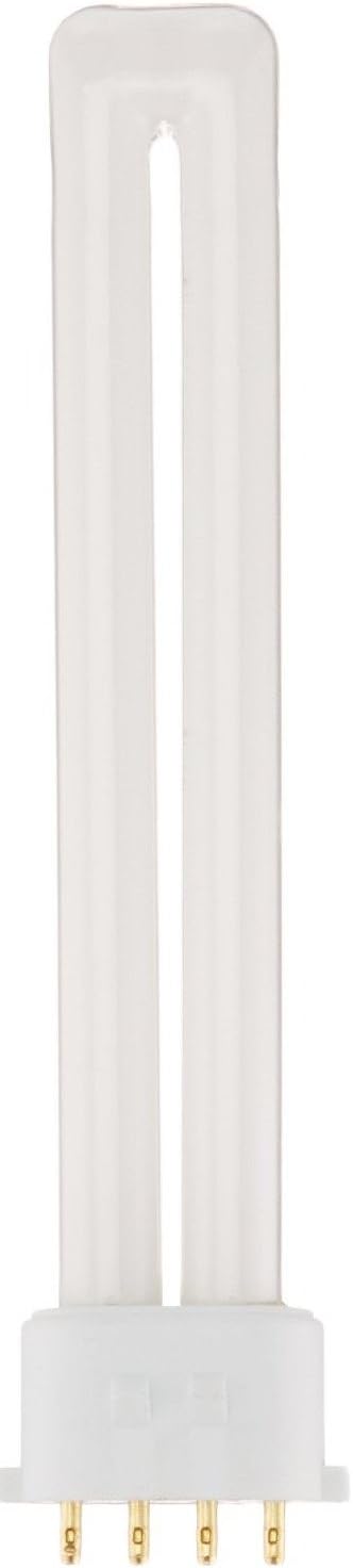 Sylvania 20318 (6-Pack) CF13DS/E/841/ECO 13-Watt Single Tube Compact Fluorescent Light Bulb, 4100K, 800 Lumens, 82 CRI, T4 Shape, 4-Pin 2GX7 Base
