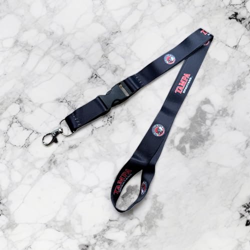 Image of Desert Cactus University of Tampa Lanyard UT Spartans Car Keys ID Badge Holder Keychain Detachable Breakaway Snap Buckle