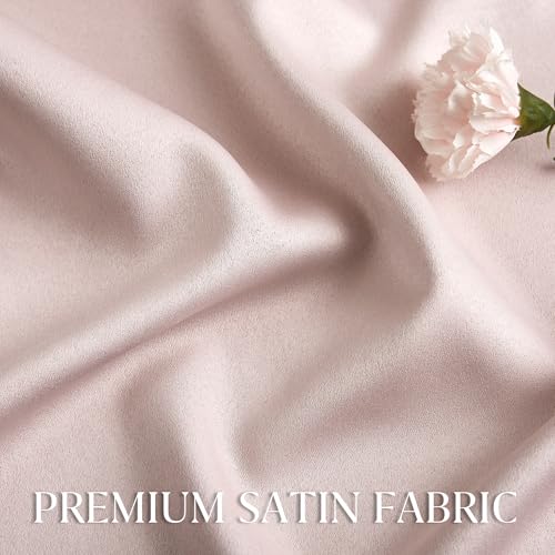 Jubilantex Pink 80% Blackout Curtains with Ruffle 40" Wx95 L 2 Panels by Jubilantex - Used condition - Image 6
