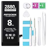 [2880mAh] Upgraded Replacement Battery Compatible with iPhone 8 / 8G, [New Version] FBTDCHOK Ultra...