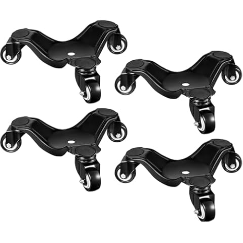KEDSUM Furniture Movers with Wheels, 1150 Lbs Capacity Heavy Duty Furniture Dolly, 10" Upgrade Steel Tri-Dolly Set with Lifter, 3 Wheel Furniture Roller Mover Dolly for Sofa, Piano, Pool Table Cover