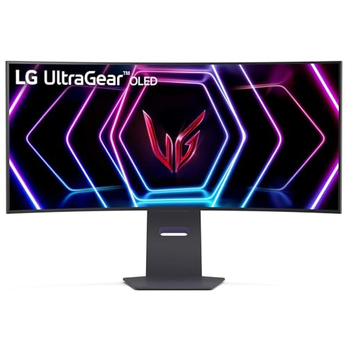 LG 39" Ultragear OLED Curved Gaming Monitor - WQHD 240Hz, 0.03ms, NVIDIA G-Sync Compatible, 800R Curvature, USB Type-C, DisplayHDR True Black 400