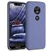 Produktbild kwmobile Hülle kompatibel mit Motorola Moto G7 Play (EU-Version) Hülle - Silikon Handy Case - Handyhülle weiche Oberfläche - kabelloses Laden - Lavendelgrau