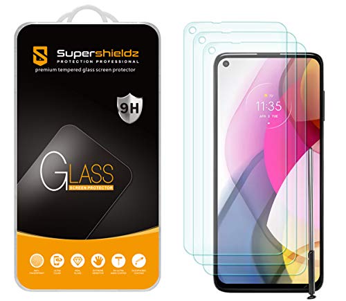 Supershieldz (3 Pack) Designed for Motorola Moto G Stylus (2021) [Not Fit for 2020/2022 Version] Tempered Glass Screen Protector Anti Scratch Bubble Free