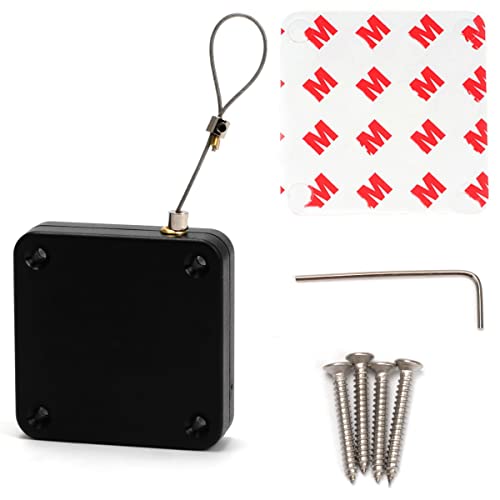 image for VANANA Punch-Free Automatic Sensor Door Closer Plastic, Black Door Clo