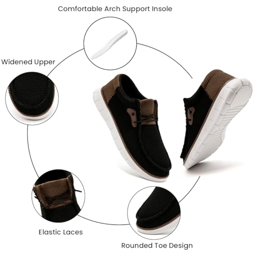 EGMPDA Mens Slip on Loafers Boat Shoes Non Slip Walking Sports Shoes Driving Shoes Casual Office Shoes Gym Lightweight Comfortable Shoes4