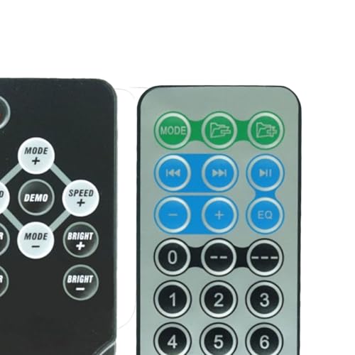 HCDZ 2-Pack Replacement Remote Controls for Boss BRT26RGB ATV/UTV/Marine Soundbar - Amplified RGB C-Clamp System, Waterproof Design