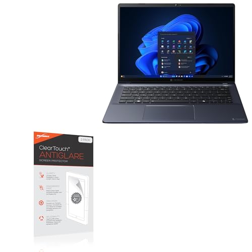 BoxWave Screen Protector Compatible with Dynabook Portege X40-M (Without Touchscreen) - ClearTouch Anti-Glare (2-Pack), Anti-Fingerprint Matte Film Skin