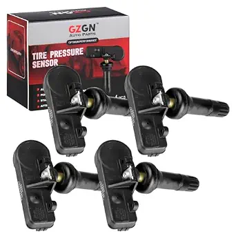 TPMS Sensor Tire Pressure Sensor Set of 4 Compatible with Chevy, GMC, Cadillac, Buick, Pontiac, Saturn, Hummer, Saab