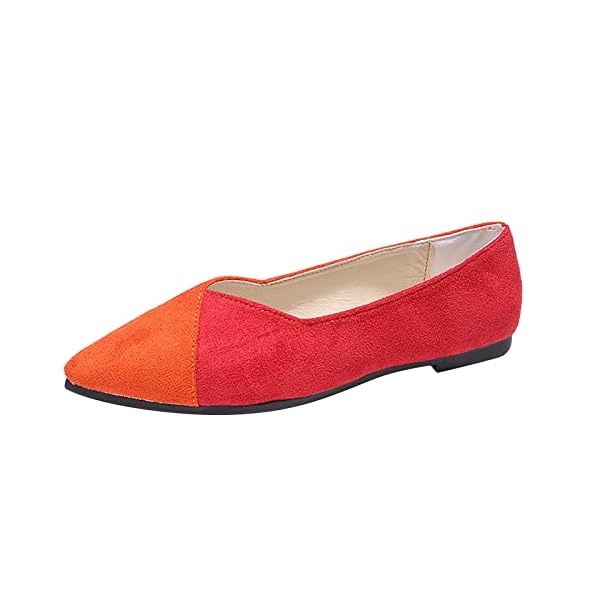 MLAGJSS Shoes New Casual Shoes Women’s Single Shoes Flat Lazy Shoes Women’s Shoes Womens Textile Ballet Flats Gift for Women