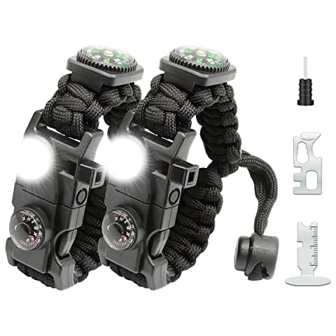 NVioAsport 20 in 1 Paracord Armband Cover