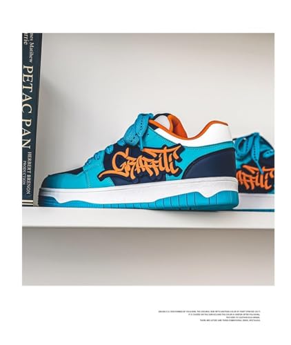 Y2K Retro Inspired Sneakers for Men Thick Sole Lace Up Design for Daily Streetwear Running and Travel Plus Color Block Y2K Style for Men4