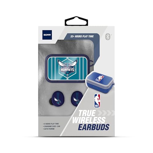 Image of SOAR NBA Wireless Sport Earbuds: Comfortable Fit & Convenient Charging