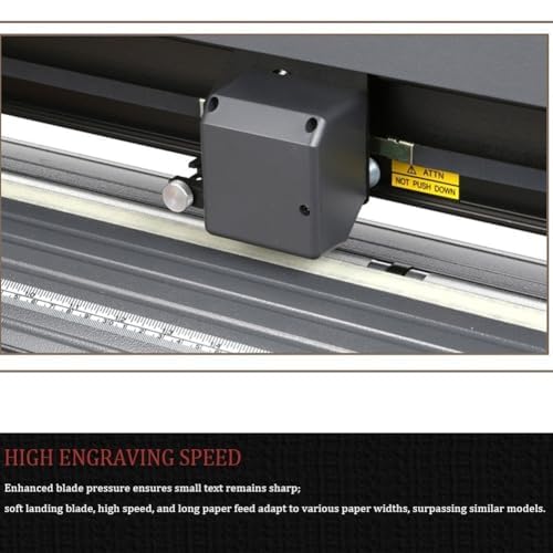 Taglierina semiautomatica del vinile con display LCD, ad alta velocità 10-800Mm/S, larghezza di taglio 1230mm per progettazione fai da te e taglio di precisione