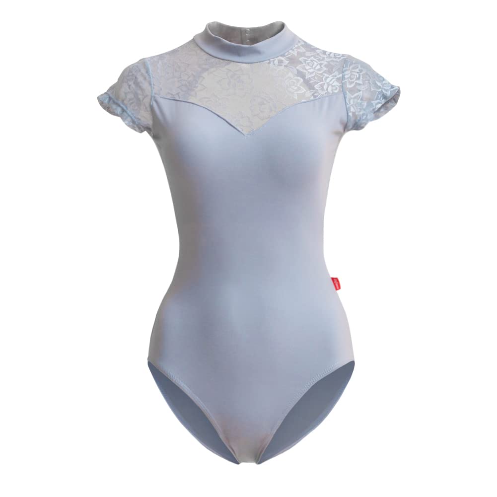 ROYAL SMEELA Koronkowe body baletowe Leotards baletowe body baletowe balet kobiety gimnastyka artystyczne body Leotard taniec balet body dla dorosłych balet z krótkim rękawem body sportowe