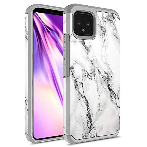 Coque Pixel 4 XL antichoc fine pour rester élégante au quotidien en marbre