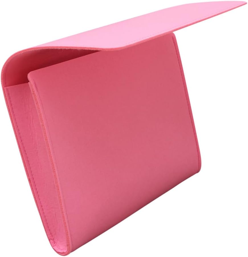 PRETYZOOM Portable Felt Hanging Organizer Bag for Bedside Storage Electronics Accessories Pouch Felt Case for Sofa and Chair Stylish Pink Design