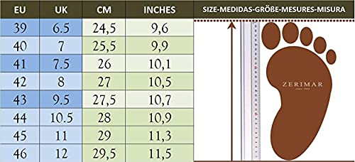 Zerimar Scarpe Elegante Uomo Cuoio | Scarpe Uomo