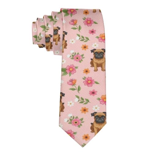 Supdreamc Men's Slim Polyester Necktie - Business Tie for Conferences & Meetings