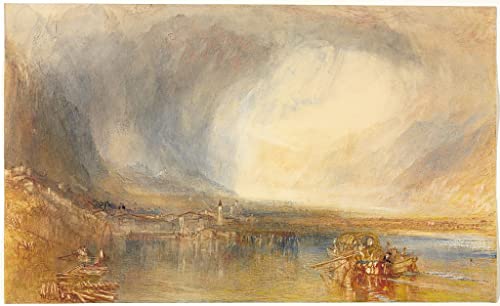 Poster Turner lac de Lucerne 50x70cm déco salon impression sur toile