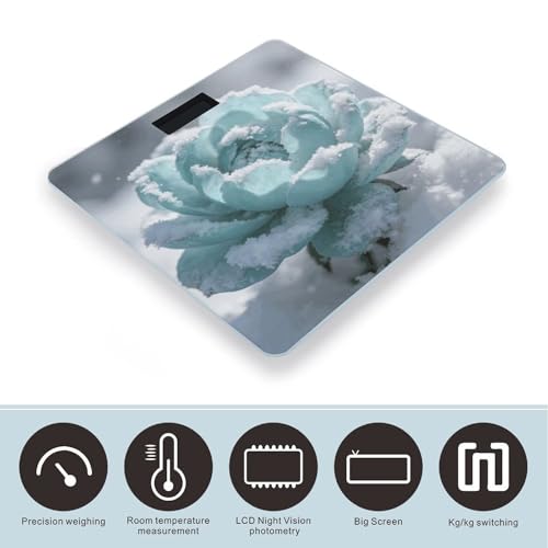 Balanzas Digitales Hogar Peso Hasta 180 Kg Diseño Azul miniatura 3