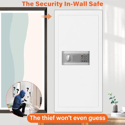 Image of 31.5 inch Tall Fireproof Wall Safe Between Studs 16 inch Centers | Hidden Wall Safe