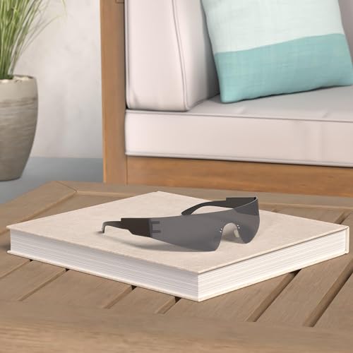 Futuristic Wrap Around Sunglasses Y2K Silver Trendy Rimless Glasses Cyberpunk Eyewear for Women Men Rave Party2