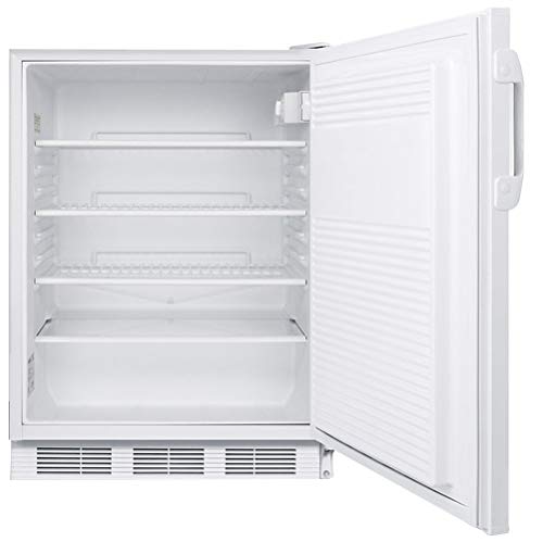 Summit Appliance Ff7Lwbiada Accucold 24" Wide Built-In All-Refrigerator, 5.5 Cu.ft Capacity, Ada Compliant, Factory Installed Lock, Automatic Defrost, Adjustable Shelves, Adjustable Thermostat #TOP2