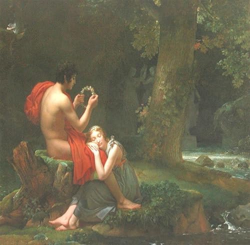 Impression peinture huile de célèbres tableaux François Gérard sur toile premium