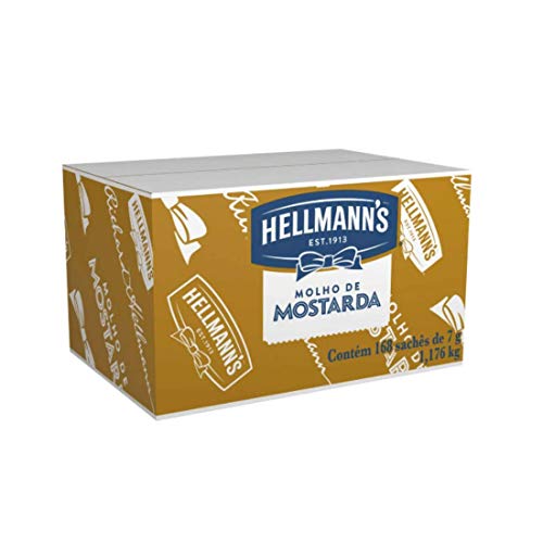 MOSTARDA HELLMANN´S SACHÊ 7G CAIXA 168 UNIDADES