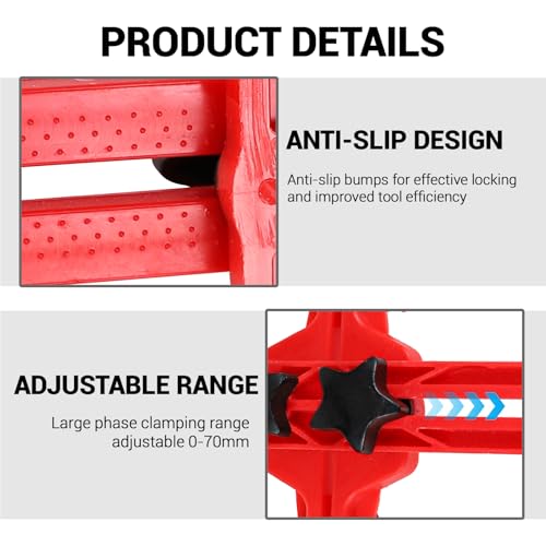 wuyaoyao 9PCS Car Dual Camshaft Clamp, Timing Locking Tool Kit, Anti-Slip Cam Lock Tool Set, Engine Timing Belt Sprocket Gear Locking Tool Kit, Universal Repair Tool Car Accessories