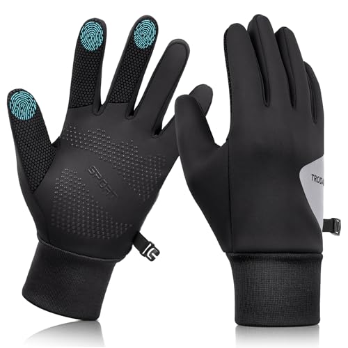 Lightweight Reflective Sports Gloves for Running and Cycling